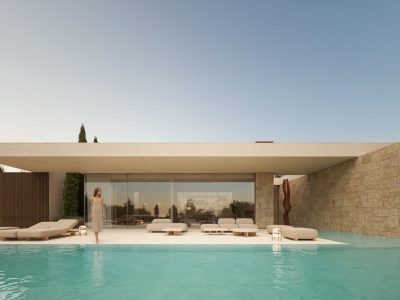 Terraza villa Moraira
